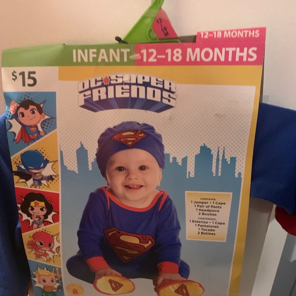 Superman infant costume